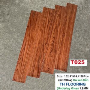Sàn nhựa dày 1.8mm keo sẵn T025