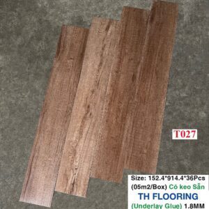 Sàn nhựa dày 1.8mm keo sẵn T027