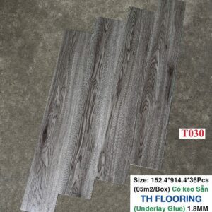 Sàn nhựa dày 1.8mm keo sẵn T030