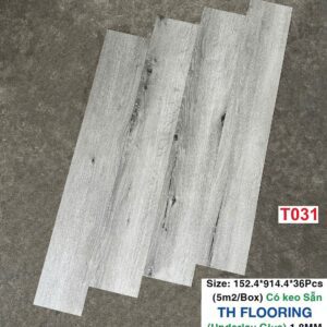 Sàn nhựa dày 1.8mm keo sẵn T031