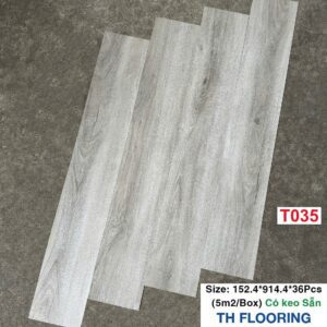 Sàn nhựa dày 1.8mm keo sẵn T035