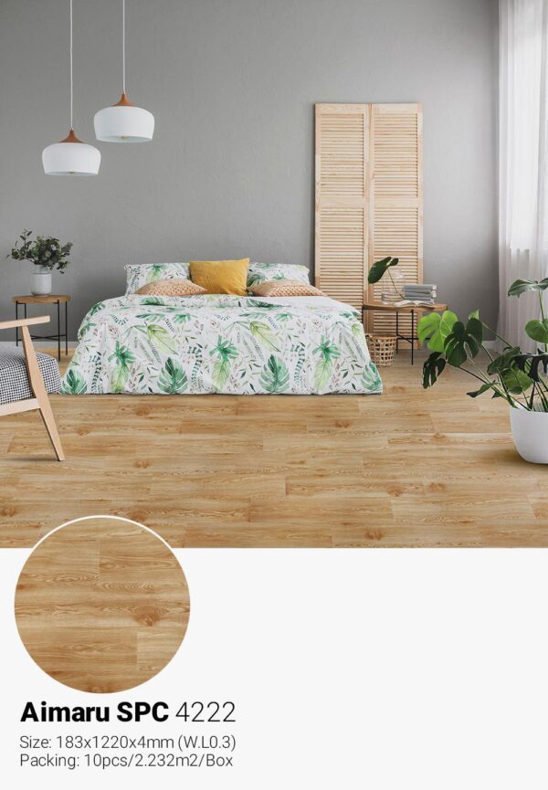 Sàn nhựa hèm khóa 4mm Aimaru Spc 4222