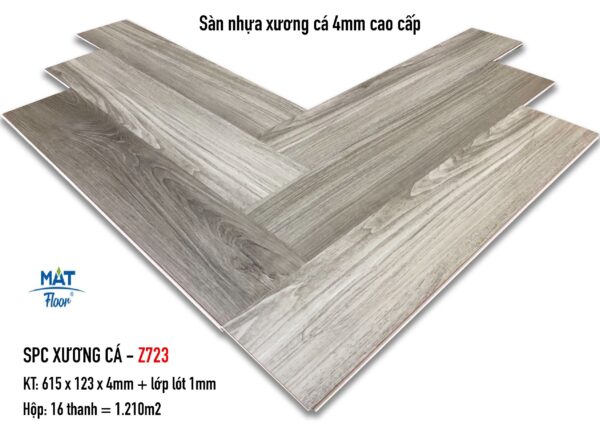 Sàn nhựa xương cá  Mat floor Z-723